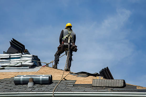 Professional Roofing technician working in Oakwood, PA